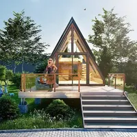 Maison préfabriquée 2 chambres à coucher Maisons modulaires Maison en conteneur extensible maison villa