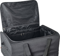 Sac de danse pliable noir de 26 pouces avec porte-vêtements, sac de voyage à roulettes tendance, sac de voyage à roulettes RTS noir
