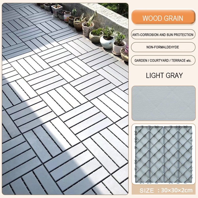 Grain de bois gris clair