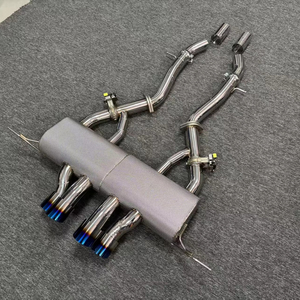 Nouvel échappement Valvetronic Bleu <span class=keywords><strong>Hetu</strong></span> G87 M2 pour 3.0T avec sortie centrale en acier inoxydable, ajustement parfait, garantie 1 an, remplacement - Product Image 1