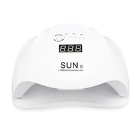 Lampu Kuku LED UV Star 2 72W dengan Layar LCD untuk Gel Polish - 4 Pengaturan Timer, Mengeringkan Gel Kuku Kaki, Sensor Otomatis Pintar