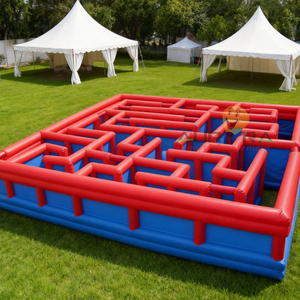 Vente flash : labyrinthe gonflable pour enfants, aire de jeux pour fêtes, sports de plein air pour événements de carnaval - Product Image 1