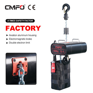 <span class=keywords><strong>Hoist</strong></span> Listrik Servo Rantai Berkualitas Tinggi 1000kg, <span class=keywords><strong>Hoist</strong></span> Panggung Paduan Aluminium Baru untuk Pertunjukan Truss Drama, Tegangan 380v - Product Image 1