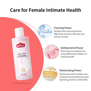 Pembersih Kewanitaan IERLEI OEM/ODM, Bahan Herbal Alami, Antibakteri, untuk Infeksi Vagina Pascapersalinan, Pemakaian Sehari-hari - Product Image 3