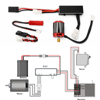 Kit de Motor FOC sin Escobillas FAM32-25A 1212 5000KV Outrunner para Actualización del Sistema de Potencia de Crawler RC 1/30 SCX30