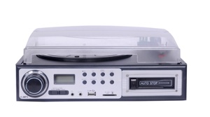 Tốt Nhất Bàn Xoay Nhà Máy Cung Cấp Máy Ghi Âm 3 Kỷ Lục Tốc Độ Máy Nghe Nhạc USB SD Mã Hóa & Cassette Chơi - Product Image 5