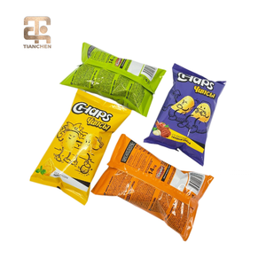 Emballage en rouleau de <span class=keywords><strong>film</strong></span> pour sachet d'oreiller avec fermeture arrière imprimé sur mesure, faible MOQ pour <span class=keywords><strong>les</strong></span> chips, <span class=keywords><strong>les</strong></span> aliments pour animaux de compagnie et <span class=keywords><strong>les</strong></span> frites surgelées, emballage personnalisé pour <span class=keywords><strong>les</strong></span> chips - Product Image 4