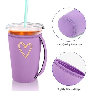 Nhà Máy OEM Cup Tay Áo Biểu Tượng Tùy Chỉnh In Cách Điện Hot Cà Phê Đá Tay Áo Chủ Tái Sử Dụng Cao Su Tổng Hợp Cốc Cà Phê Mát - Product Image 2