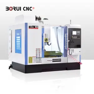 Pusat mesin penggilingan CNC vertikal VMC 3 sumbu Tiongkok kualitas tinggi dengan pengganti alat otomatis VMC850