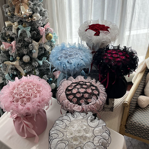 Día de San Valentín Día DE <span class=keywords><strong>LA</strong></span> MADRE Regalos Ramo boda natural secado inmortal eterno para siempre flores rosas preservadas - Product Image 1