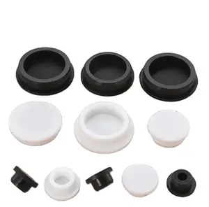 Heat resistant oil custom 8mm round hole rubber plug