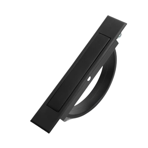 LS005 Concealed Electrical Cabinet <strong>Door</strong> with Invisible Zinc Alloy Handle <strong>Matt</strong> <strong>Black</strong> for Wardrobe and Drawer Use <strong>Door</strong> Lock - Product Image 4