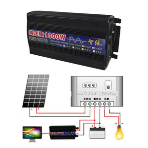 Nuevo Modelo de Inversor de Corriente para Automóvil de Onda Sinusoidal Pura de 1000 W, Monofásico, CC 12 V/24 V, CA 110 V/220 V, Salida de Red NFC, Corriente de Salida de 1600 W, Pico de 500 W - Product Image 5