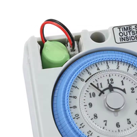 Interruptor Temporizador Programable para Calentador de Agua TB35N 100-240V 15A, Interruptor Temporizador Mecánico para Riel DIN
