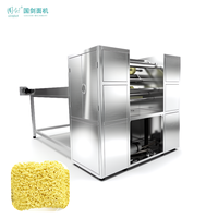 Automatische noedelmachine voor Koreaanse instant noedels, kleine schaal.