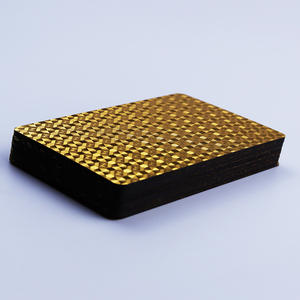 Bán Buôn Tùy Chỉnh Nhựa Không Thấm Nước <span class=keywords><strong>PVC</strong></span> Vàng Chơi Thẻ Vàng Lá Poker Vàng Poker Thẻ - Product Image 6