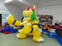 Personnage de jeu gonflable Bowser, tortue-dragon gonflable pour la décoration d'activités thématiques
