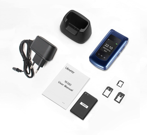 Prix d'usine - Téléphone mobile 4G double <span class=keywords><strong>SIM</strong></span> pour seniors avec SOS, grand écran 2.4+1.77, double écran LCD pour personnes âgées - Product Image 6