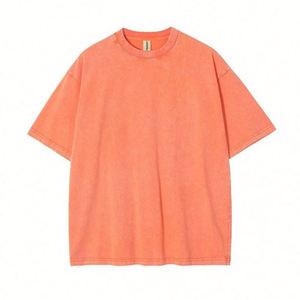 Design Loose Fit Graphic or Blank Options 230g Streetwear Style Cotton T-<b>Shirts</b> - Product Image 6