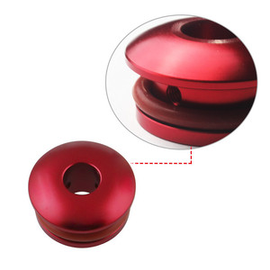 CRASTP Car Gear <b>Knob</b> Aluminum Alloy Red Silver Black Rustproof <b>Shift</b> <b>Knob</b> Base for Most Car Models - Product Image 2