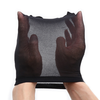 Masques de tête sexy en collants transparents pour Halloween, imperméables, jouet sexuel SM pour adultes, teint noir, en nylon