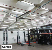 RTFANS 9000m 3/jam 16 kaki gudang kipas besar pantat besar kipas langit-langit HVLS