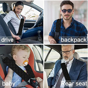 XuZhong Sarung Sabuk Pengaman Mobil Universal, Pelindung Bantal Bahu Empuk, Sabuk Pengaman Mobil Gaya JDM - Product Image 6