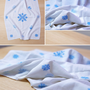 Tela de Algodón Jamdani Blanca Tejida a Mano 100% Orgánica de Primera Calidad, Transpirable, 100GSM, Peso Medio, para Vestidos/Camisas de Niños - Product Image 3