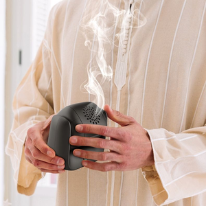 Máy đốt trầm điện không dây di động mới, sạc lại được, xoay được, loại C, máy khuếch tán hương trầm cho Trung Đông - Product Image 5