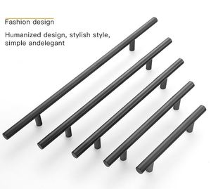 YQ Modern Stainless Steel Furniture Handles for Kitchen Cabinet Wardrobe Dresser <b>Drawer</b> & Living Room <b>Pulls</b> - Product Image 4
