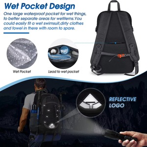 Mochila <span class=keywords><strong>de</strong></span> Trekking Plegable con Logotipo Personalizado, <span class=keywords><strong>40</strong></span> <span class=keywords><strong>Litros</strong></span>, Ligera, Portátil, Impermeable, con Cierre <span class=keywords><strong>de</strong></span> Cremallera <span class=keywords><strong>de</strong></span> Poliéster, para Senderismo, Camping y Actividades al Aire Libre - Product Image 4