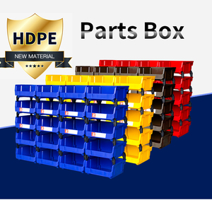 Industrial Warehouse Plastic Storage Parts Bin For Wire Shelving