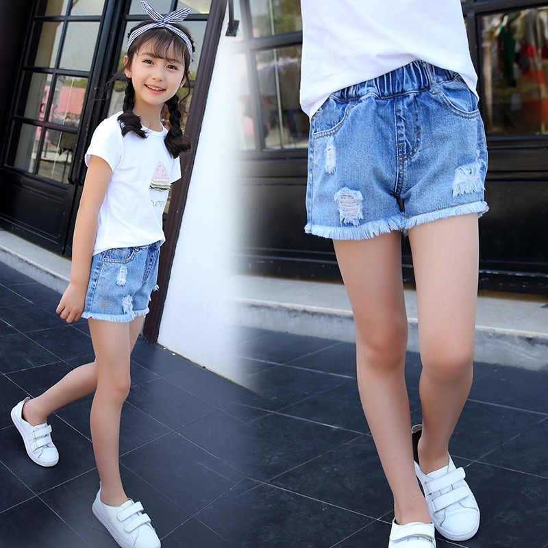 Shorts with tassels