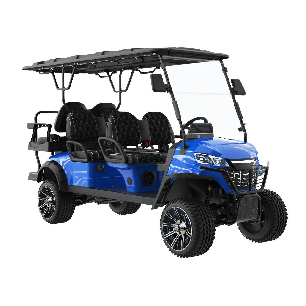 Cheap Luxury 6 Seater Low Speed Vehicle 4 Wheel Drive Push Electric Street Legal Golf Cart For Sale