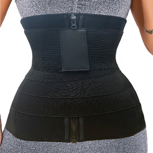 Nouvelle conception 2 en 1 Bande de compression Ceinture amincissante pour le <span class=keywords><strong>ventre</strong></span> Body Shaper Ceinture abdominale plate Entraînement de remise en forme - Product Image 1