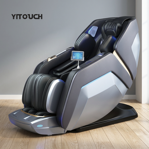 Poltrona Massaggiante Grigia in PU-ABS a Gravità Zero con Controllo Vocale AI, Estensione Automatica per Piedi, Vendita all'Ingrosso - Product Image 3