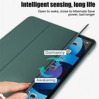Étui en silicone souple et fin pour tablette intelligente iPad 10e génération 10.9 pouces 2022 avec fente pour crayon