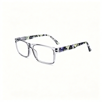 Gafas de Lectura Multicolor Ligeras con Bloqueo de Luz Azul para Mujer, con Bisagras de Resorte, Antideslumbrantes, para Computadora