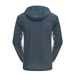 เสื้อผ้ากันแดดผ้าไอซ์ซิลค์สำหรับผู้ชาย, เสื้อผ้าบางเบาบางเบาระบายอากาศได้ดีเสื้อโค้ทแฟชั่นกลางแจ้ง - Product Image 5