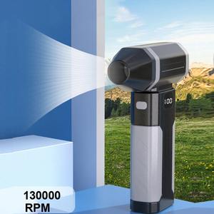 Ventilador Eléctrico Turbo Jet, Soplador de Aire Potente con 6 Velocidades Ajustables, 10000 RPM, Velocidad del Viento de 52 m/s, Herramienta de Limpieza para Automóviles y Computadoras, Tipo C - Product Image 1