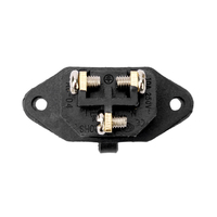 Prise d'alimentation mâle YOUWEI IEC C14 avec pattes de fixation, borne en cuivre 3P, adaptateur PC 250V 10A, rectangulaire noir, certifié CE, RoHS
