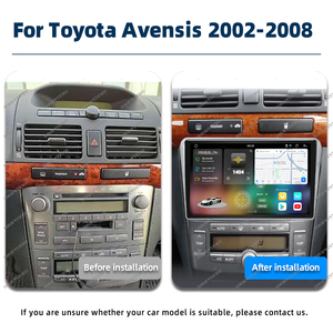 Autoradio stéréo vidéo 7870 2K Android 13 avec Carplay, 4G, DSP, audio, GPS, navigation pour Toyota Avensis 2002-2008 - Product Image 3