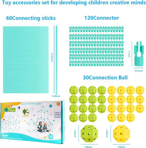 210 pièces de kits de <span class=keywords><strong>construction</strong></span> de forts lumineux DIY, châteaux, tunnels, tentes, maison de jeu, jouets de <span class=keywords><strong>construction</strong></span>, kit de <span class=keywords><strong>construction</strong></span> de forts pour enfants - Product Image 2
