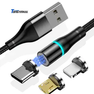 新设计磁性充电电缆微型/型C/ USB led灯磁性电缆1m磁性充电器适配器
