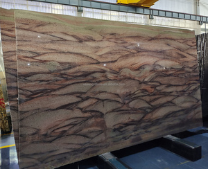 Azulejos de piedra de cuarcita de Colinas rojas de Brasil Natural pulido, losas modernas para encimeras de cocina, Granito de Oasis de mar salvaje Interior - Product Image 6