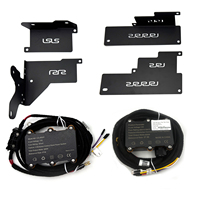 OTTOVOXX Banco de Interruptores Auxiliares de 8 Canales para Jeep JL/JT 2018-2026, Panel Rojo+Negro OEM, Control de Utilidad en Carretera/Todoterreno