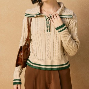 Pull à <span class=keywords><strong>col</strong></span> <span class=keywords><strong>marin</strong></span> à la mode pour femmes pour le printemps et l'automne - Product Image 1
