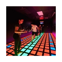 Projecteur de sol interactif à lumière Led Système de jeu de réaction active Activer le jeu Led Floor 30x30cm Interact