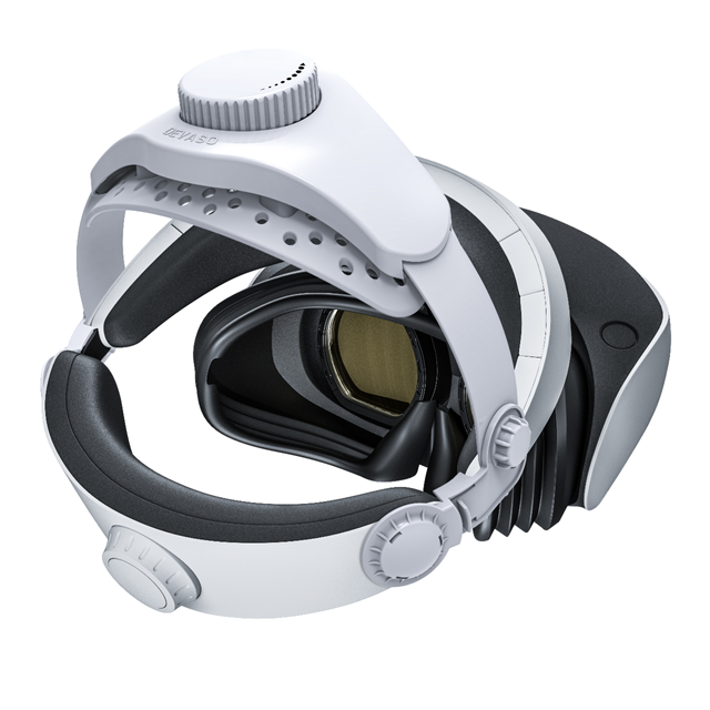 2025S Adjustable Silicone Head Strap for PS VR2 Glasses Non-Slip Comfort Weight Reduction Headband Version 3.0 Wired Accessories