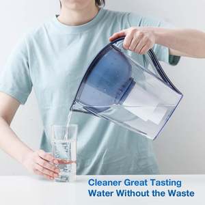 Pichet Purificateur d'Eau Sain pour la Maison, Bouilloire Manuelle en Plastique Sans BPA, Pichet Purificateur d'Eau Hydrogénée 3,8 L - Product Image 4